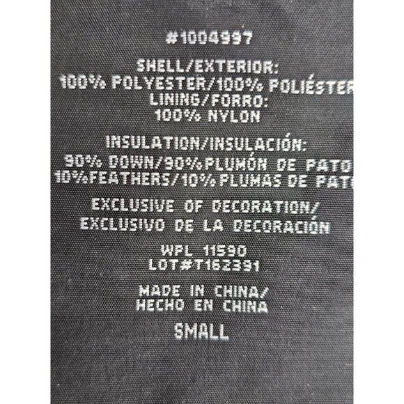 32 Degrees Heat Quilted Jacket S Gray 100% Polyester/Nylon Lightweight & Warm - Picture 6 of 6